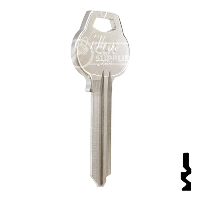 Uncut Key Blank | Corbin Russwin | CR89 Residential-Commercial Key Ilco