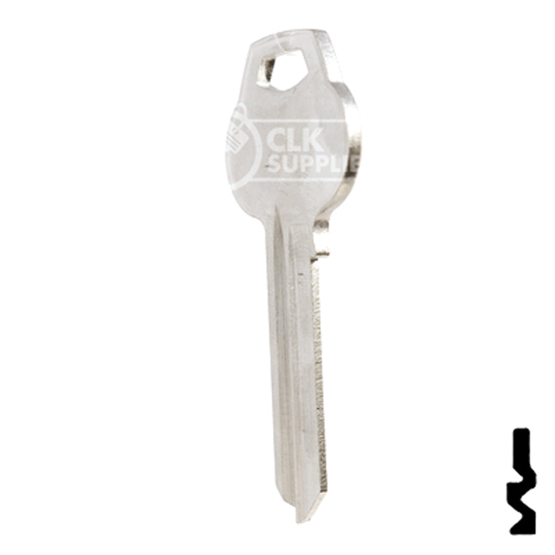 Uncut Key Blank | Corbin Russwin | CR89 Residential-Commercial Key Ilco