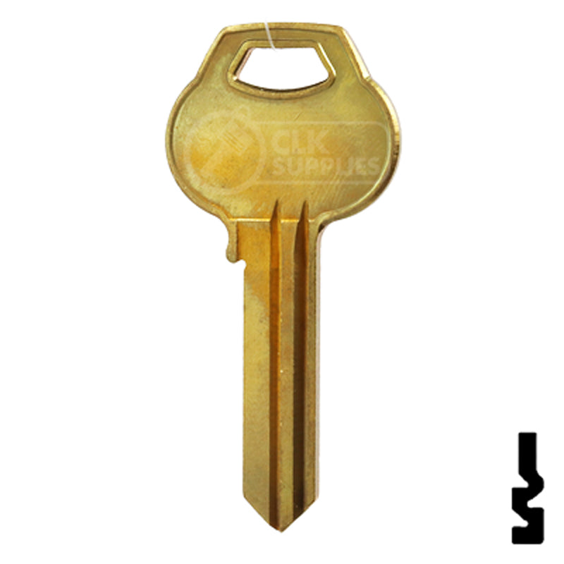 Uncut Key Blank | Corbin Russwin | CR91 Residential-Commercial Key Ilco