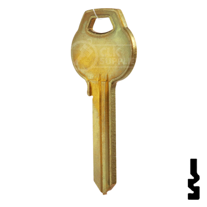 Uncut Key Blank | Corbin Russwin | CR91 Residential-Commercial Key Ilco