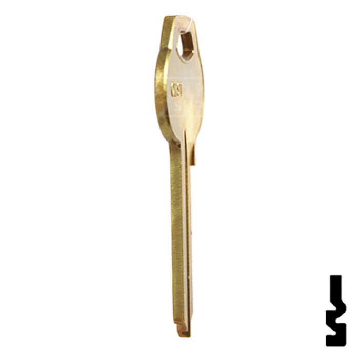 Uncut Key Blank | Corbin Russwin | CR91 Residential-Commercial Key Ilco