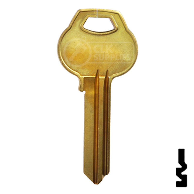 Uncut Key Blank | Corbin Russwin | CR91 Residential-Commercial Key Ilco