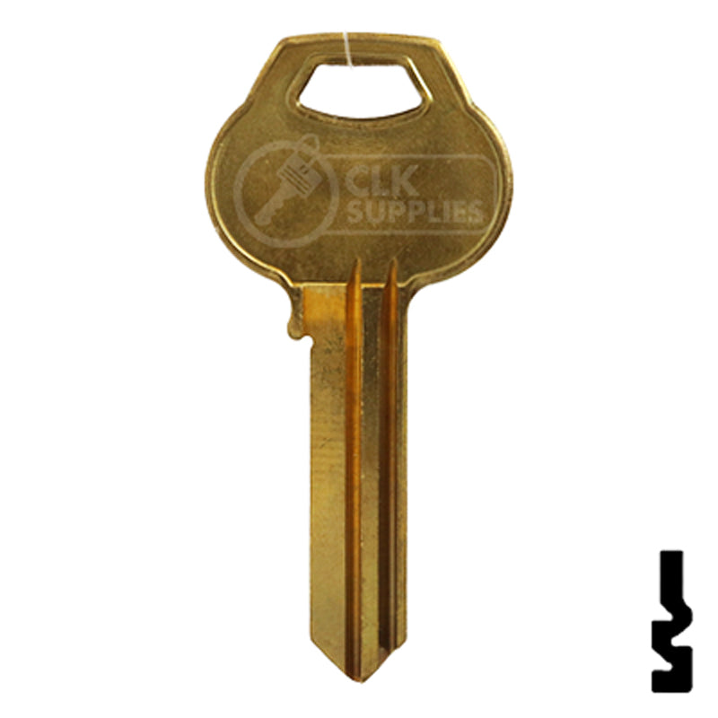 Uncut Key Blank | Corbin Russwin | CR91 Residential-Commercial Key Ilco