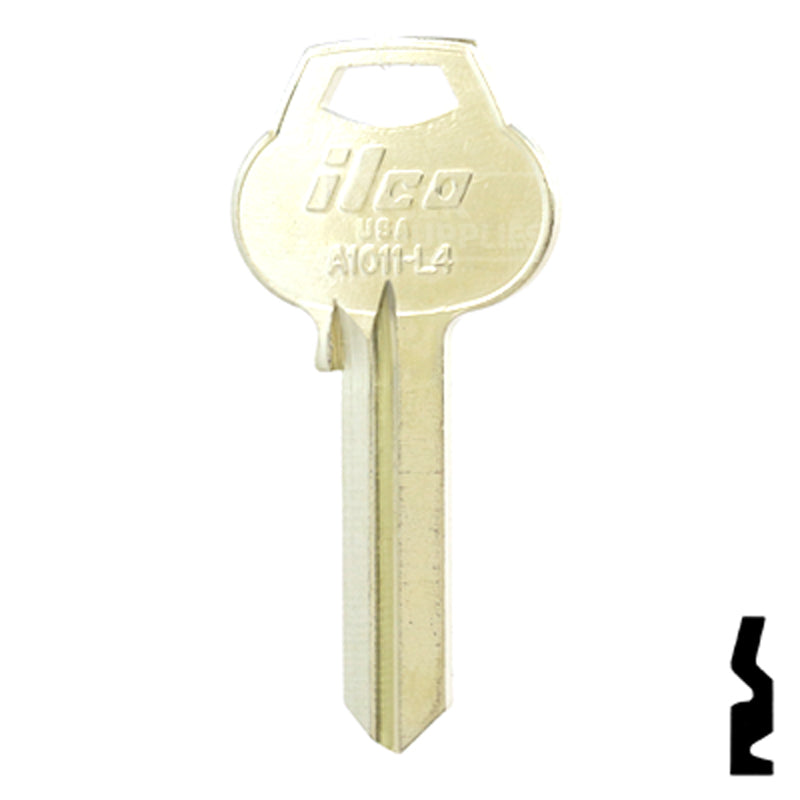 Uncut Key Blank | Corbin Russwin | L1011-L4 Residential-Commercial Key Ilco