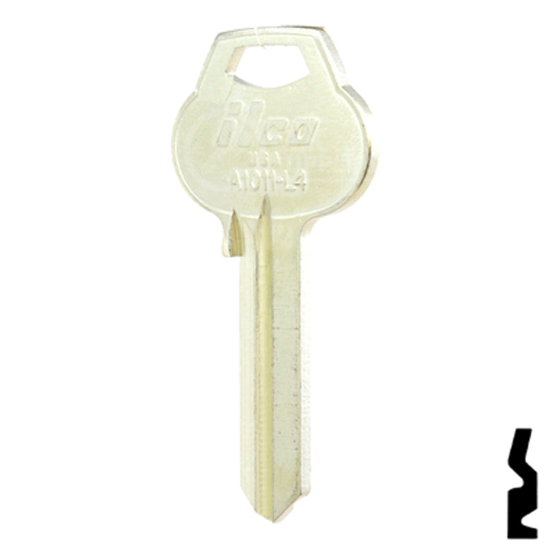 Uncut Key Blank | Corbin Russwin | L1011-L4 Residential-Commercial Key Ilco