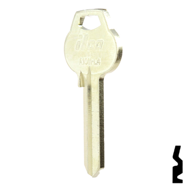 Uncut Key Blank | Corbin Russwin | L1011-L4 Residential-Commercial Key Ilco