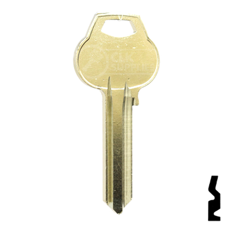 Uncut Key Blank | Corbin Russwin | L1011-L4 Residential-Commercial Key Ilco