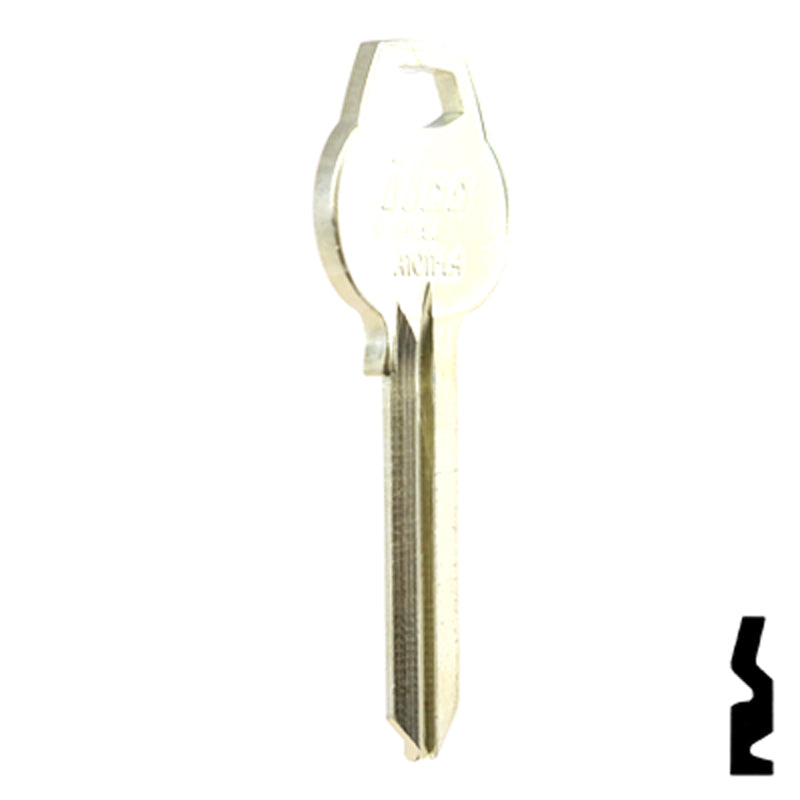 Uncut Key Blank | Corbin Russwin | L1011-L4 Residential-Commercial Key Ilco