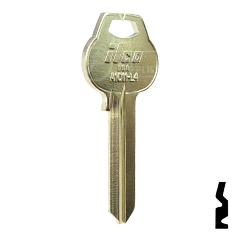 Uncut Key Blank | Corbin Russwin | L1011-L4 Residential-Commercial Key Ilco