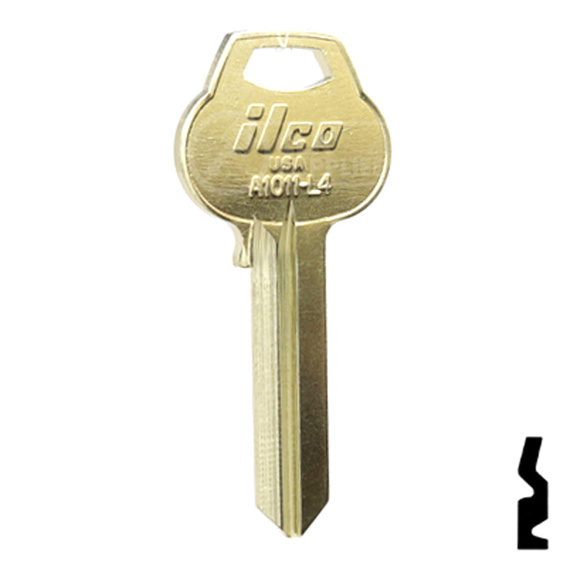 Uncut Key Blank | Corbin Russwin | L1011-L4 Residential-Commercial Key Ilco