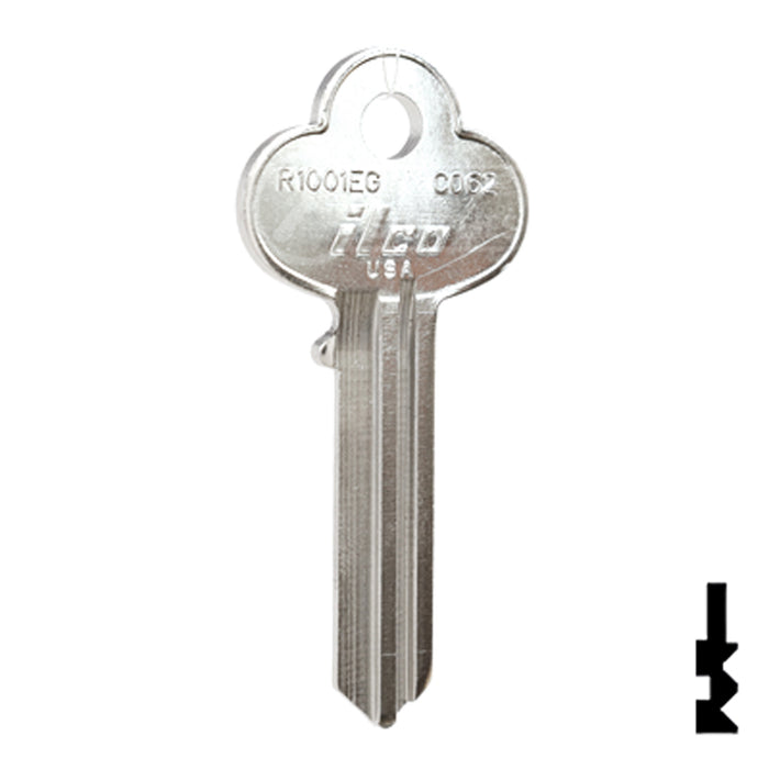 Uncut  Key Blank | Corbin Russwin | R1001EG, CO62 Residential-Commercial Key Ilco