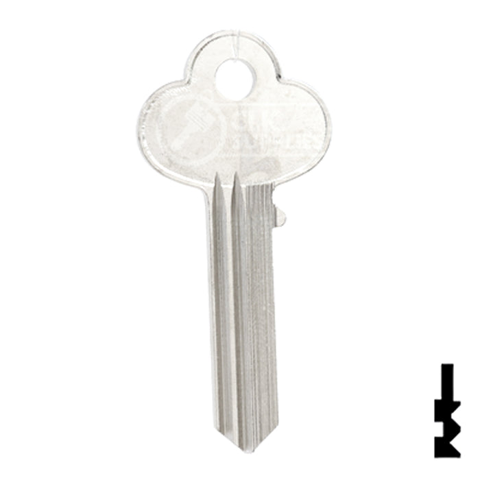 Uncut  Key Blank | Corbin Russwin | R1001EG, CO62 Residential-Commercial Key Ilco