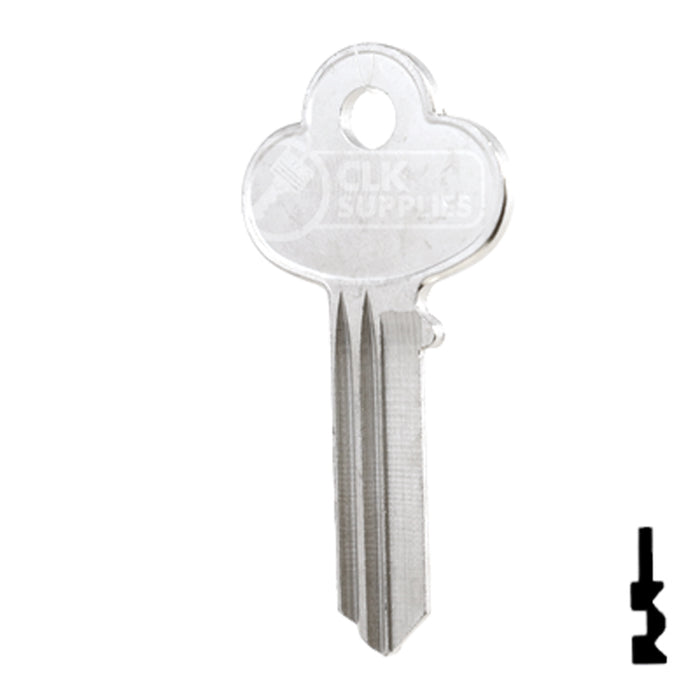 Uncut Key Blank | Corbin Russwin | R1001EN, SK1 Residential-Commercial Key Ilco