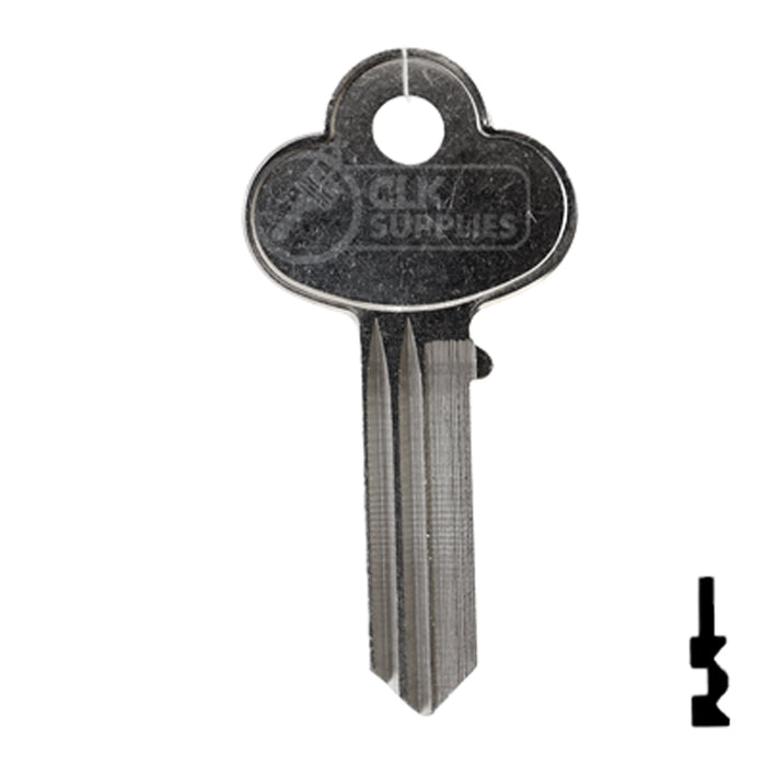 Uncut Key Blank | Corbin Russwin | R1001EN, SK1 Residential-Commercial Key Ilco