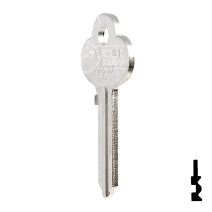 Uncut Key Blank | Corbin Russwin | R1001EN, SK1 Residential-Commercial Key Ilco