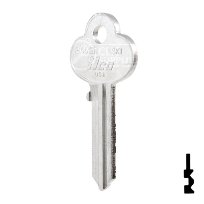 Uncut Key Blank | Corbin Russwin | R1001EN, SK1 Residential-Commercial Key Ilco