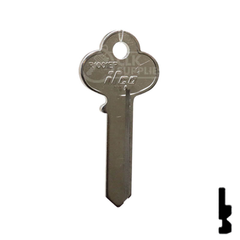 Uncut Key Blank | Corbin Russwin | R1001EP Residential-Commercial Key Ilco