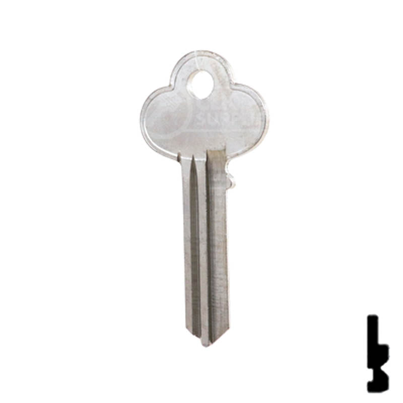 Uncut Key Blank | Corbin Russwin | R1001EP Residential-Commercial Key Ilco