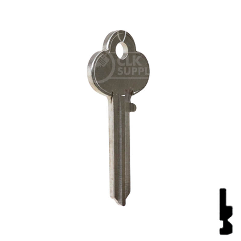 Uncut Key Blank | Corbin Russwin | R1001EP Residential-Commercial Key Ilco
