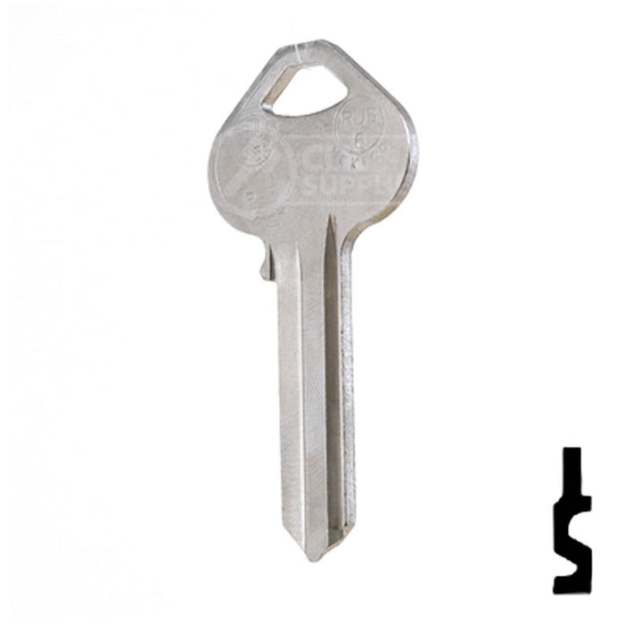 Uncut Key Blank | Corbin Russwin | RU16, A1011P Residential-Commercial Key JMA USA