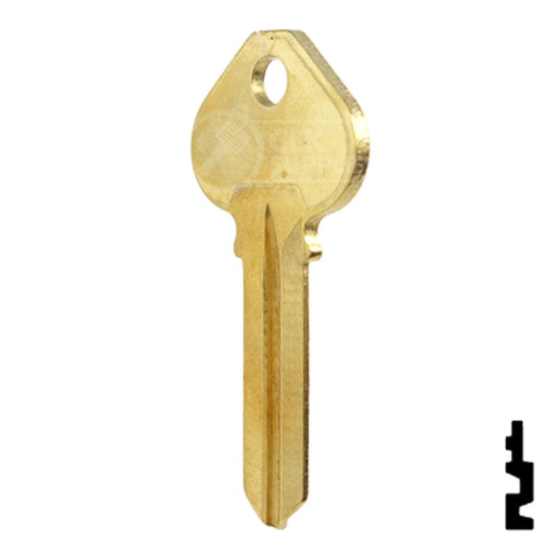 Uncut Key Blank | Corbin Russwin | RU46-BR, A1011D1 Residential-Commercial Key JMA USA