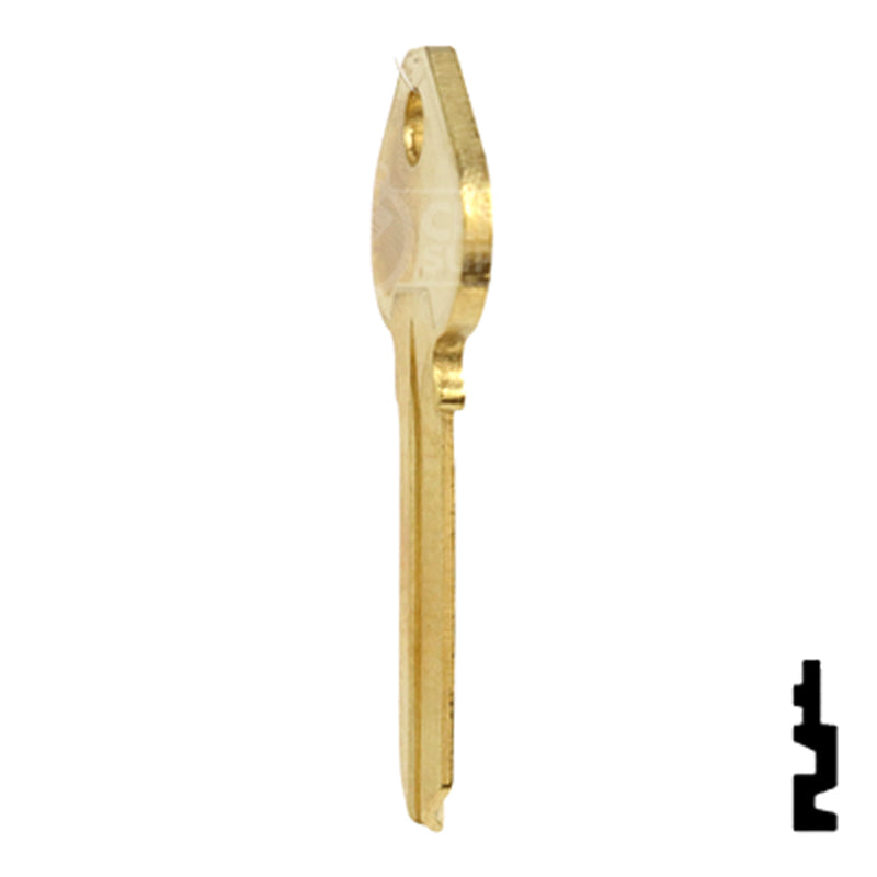Uncut Key Blank | Corbin Russwin | RU46-BR, A1011D1 Residential-Commercial Key JMA USA