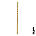 Uncut Key Blank | Corbin Russwin | RU46-BR, A1011D1 Residential-Commercial Key JMA USA