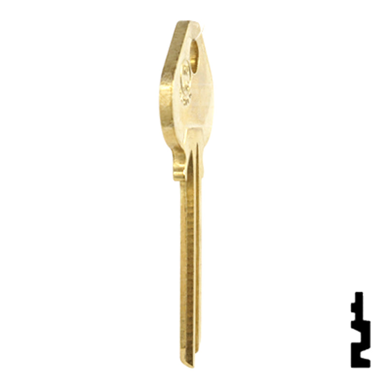 Uncut Key Blank | Corbin Russwin | RU46-BR, A1011D1 Residential-Commercial Key JMA USA