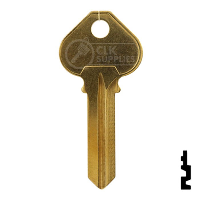 Uncut Key Blank | Corbin Russwin | RU46-BR, A1011D1 Residential-Commercial Key JMA USA