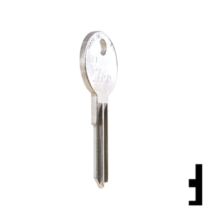 Uncut Key Blank | Cylinder| LF1 Residential-Commercial Key Ilco