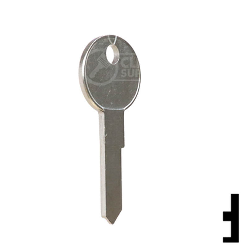 Uncut Key Blank | Cylinder| LF1 Residential-Commercial Key Ilco