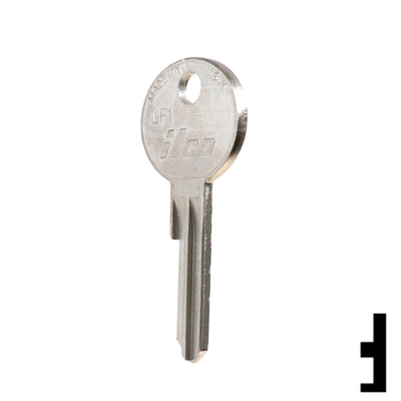 Uncut Key Blank | Cylinder| LF1 Residential-Commercial Key Ilco