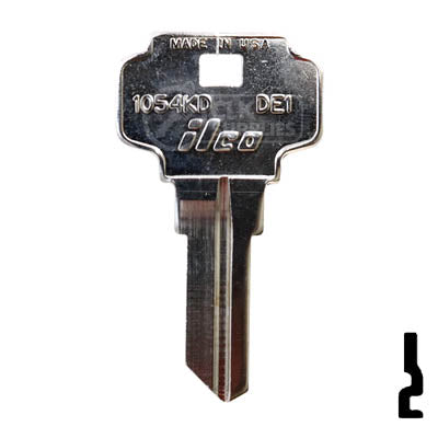 Uncut  Key Blank | Dexter | 1054KD, DE1 Residential-Commercial Key Ilco