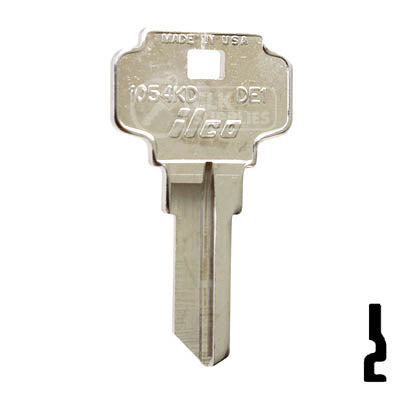 Uncut  Key Blank | Dexter | 1054KD, DE1 Residential-Commercial Key Ilco