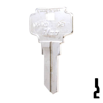 Uncut  Key Blank | Dexter | 1054KD, DE1 Residential-Commercial Key Ilco