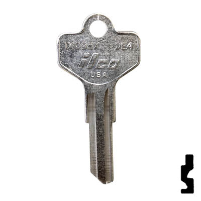 Uncut Key Blank | Dexter | D1098X, DE4