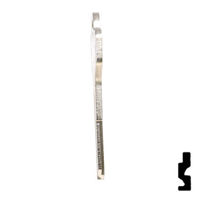 Uncut Key Blank | Dexter | D1098X, DE4 Residential-Commercial Key Ilco