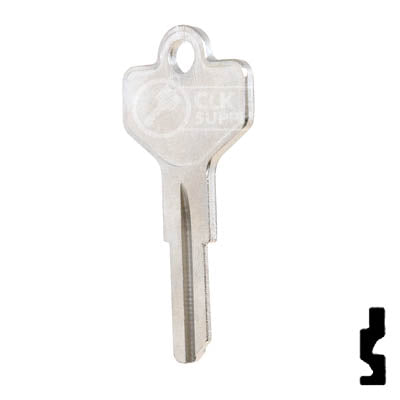 Uncut Key Blank | Dexter | D1098X, DE4 Residential-Commercial Key Ilco