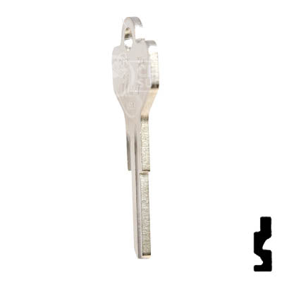 Uncut Key Blank | Dexter | D1098X, DE4 Residential-Commercial Key Ilco