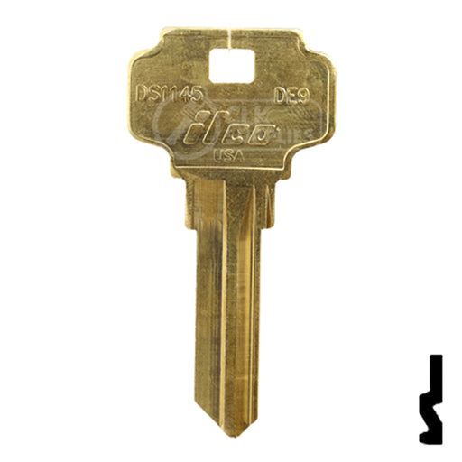 Uncut Key Blank | Dexter | DS1145BR, DE9BR Residential-Commercial Key Ilco