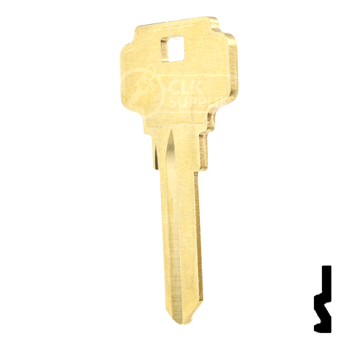 Uncut Key Blank | Dexter | DS1145BR, DE9BR Residential-Commercial Key Ilco