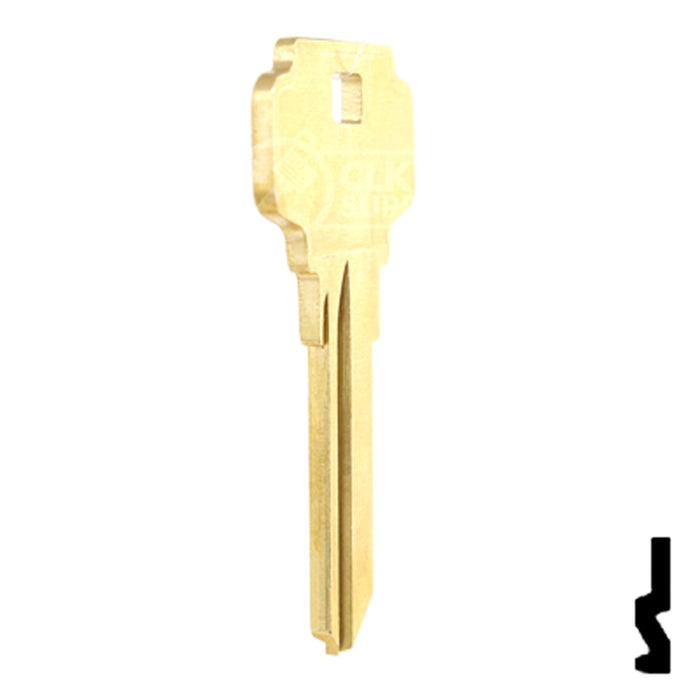 Uncut Key Blank | Dexter | DS1145BR, DE9BR Residential-Commercial Key Ilco