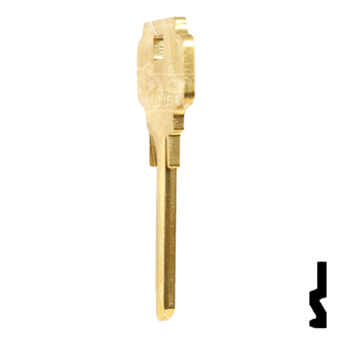 Uncut Key Blank | Dexter | DS1145BR, DE9BR Residential-Commercial Key Ilco