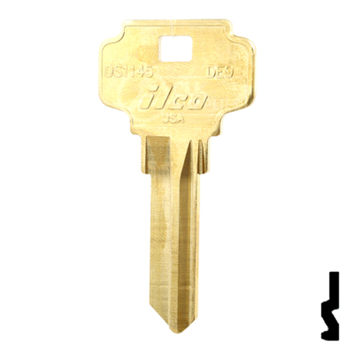 Uncut Key Blank | Dexter | DS1145BR, DE9BR Residential-Commercial Key Ilco