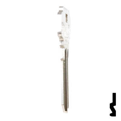 Uncut Key Blank | Dexter, Schlage | DS1145, DE9 Residential-Commercial Key Ilco