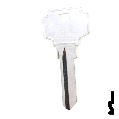 Uncut Key Blank | Dexter, Schlage | DS1145, DE9 Residential-Commercial Key Ilco