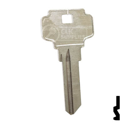 Uncut Key Blank | Dexter, Schlage | DS1145, DE9 Residential-Commercial Key Ilco