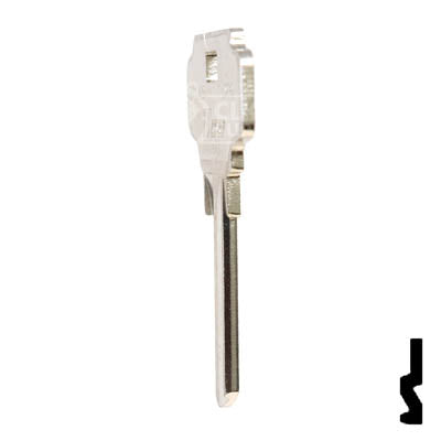 Uncut Key Blank | Dexter, Schlage | DS1145, DE9 Residential-Commercial Key Ilco