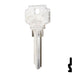 Uncut Key Blank | Dexter, Schlage | DS1145, DE9 Residential-Commercial Key Ilco