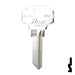 Uncut Key Blank | Dexter, Schlage | DS1145, DE9 Residential-Commercial Key Ilco